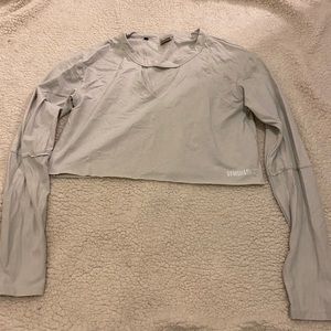Gymshark workout top cropped (never worn)
